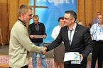 The graduates of the PBE received the certifications from the dean of the Biblical School The graduates of the PBE received the certifications from the dean of the Biblical School